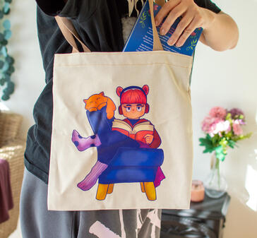 Totebag, happy place Totebag, happy place