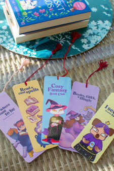 Bookmarks with tassels