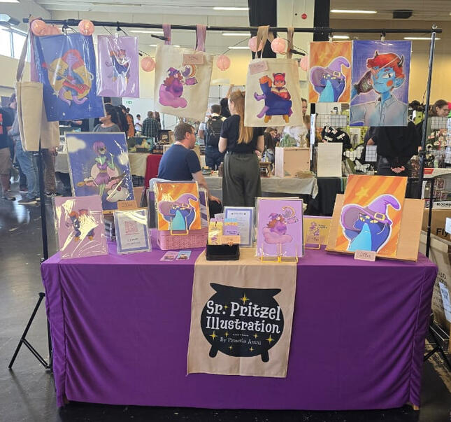 Header image: Priscila Amni's illustrations and product assortment
